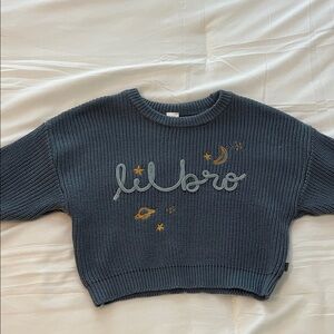 Lil Bro sweater 18mo.